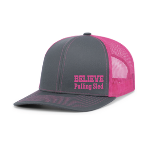 Believe Pulling Trucker Snapback - Believe Pulling Sled