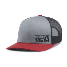 Load image into Gallery viewer, Believe Pulling Trucker Snapback - Believe Pulling Sled