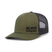 Load image into Gallery viewer, Believe Pulling Trucker Snapback - Believe Pulling Sled
