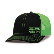 Load image into Gallery viewer, Believe Pulling Trucker Snapback - Believe Pulling Sled