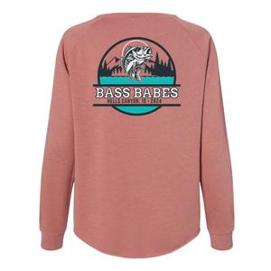 Bass Babes Wave Wash Crewneck Sweatshirt