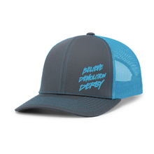 Load image into Gallery viewer, Believe Pulling Trucker Snapback - Demolition Derby
